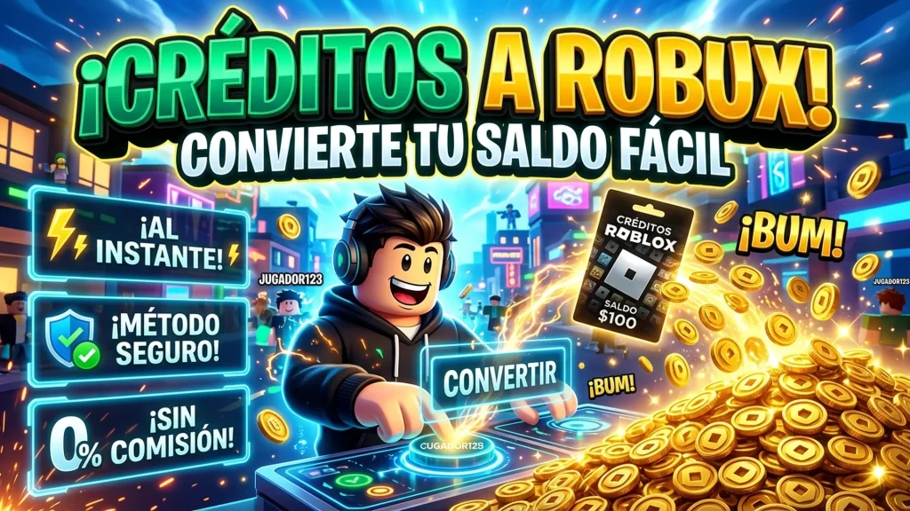 Guía Definitiva: Convierte Fácilmente tus Créditos en Robux Gratis