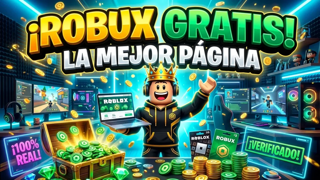 Descubre la Mejor Página para Conseguir Robux Gratis en Roblox