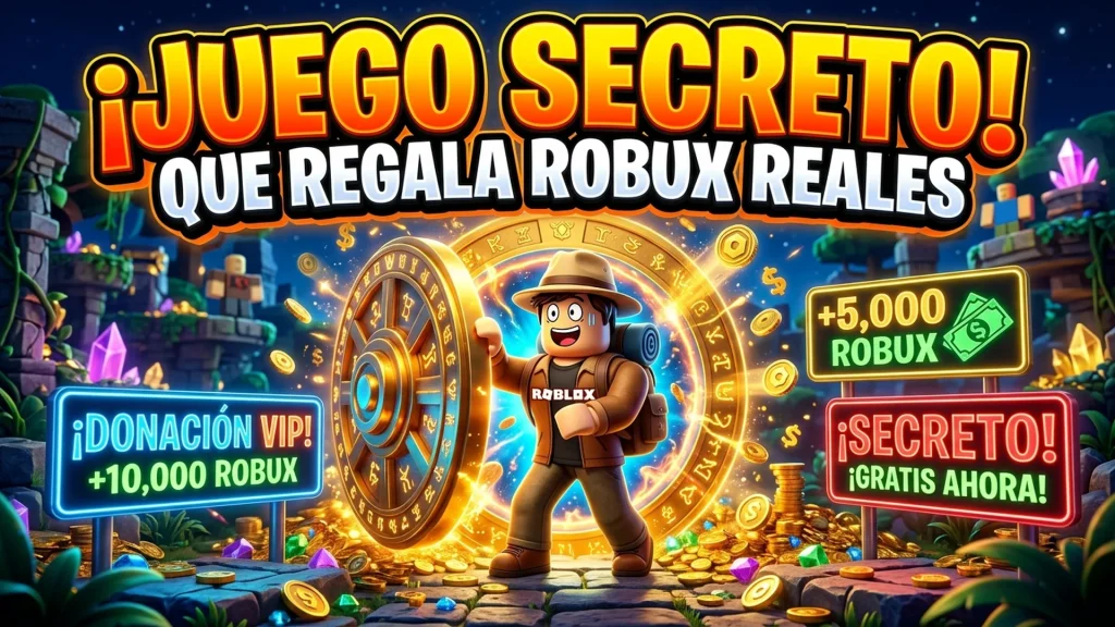 Descubre el Juego Secreto que Regala Robux Gratis en Roblox