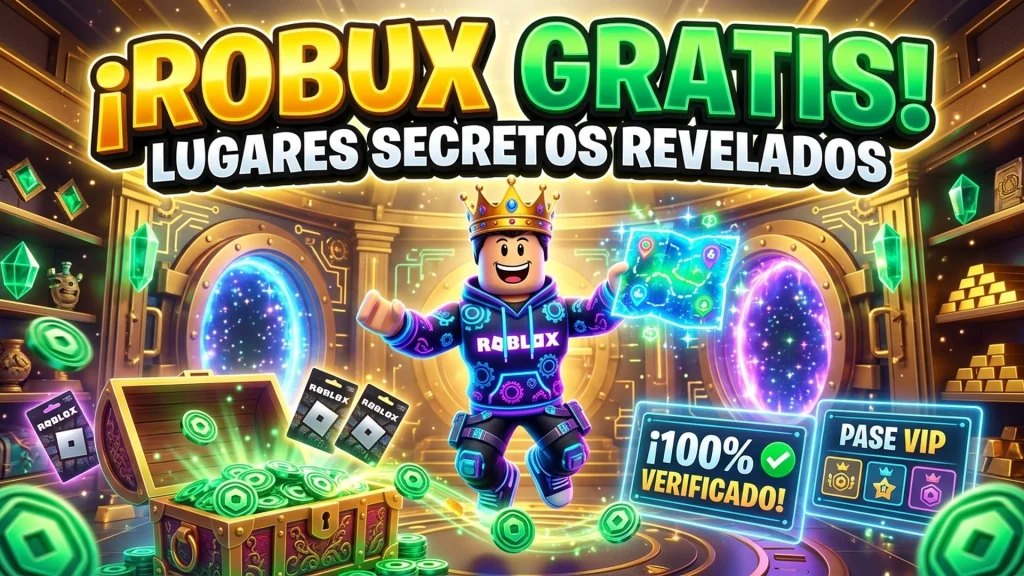 Descubre los mejores lugares para ganar Robux gratis en Roblox