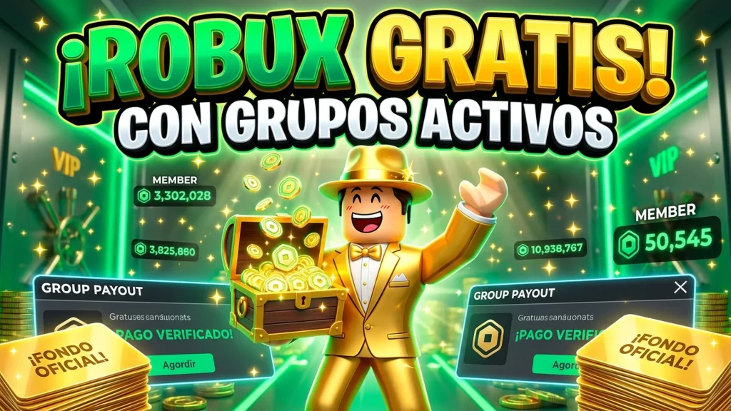 Descubre cómo los Grupos de Roblox pueden brindarte Robux gratis